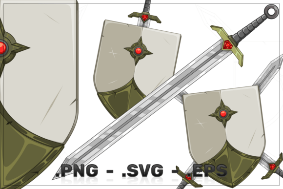 Download Medieval Shield with Sword - Premium Resources