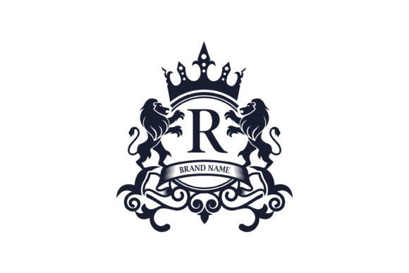 Download Luxury Lion Heraldic Logo Design - Premium Resources