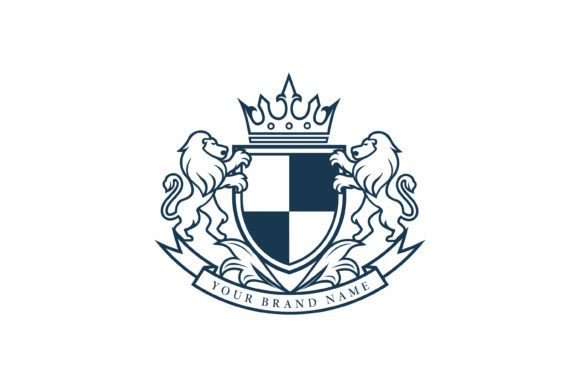 Download Luxury Lion Heraldic Logo Design - Premium Resources