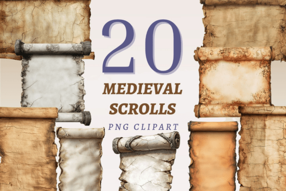 Download Medieval Scrolls PNG Bundle - Png Collection