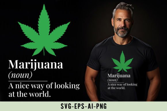 Download Funny Marijuana Definition Shirt Design - Definition Collection