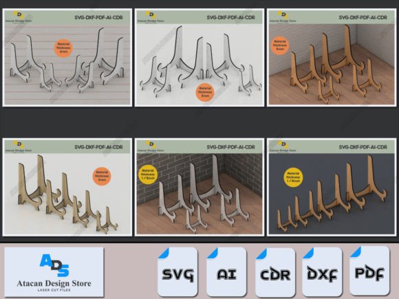 Download Versatile Easel Display Stand Bundle Svg - Display Collection